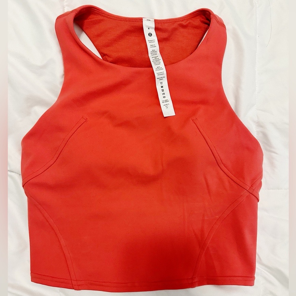 Lululemon Invigorate Training Crop Tank Top Size 4